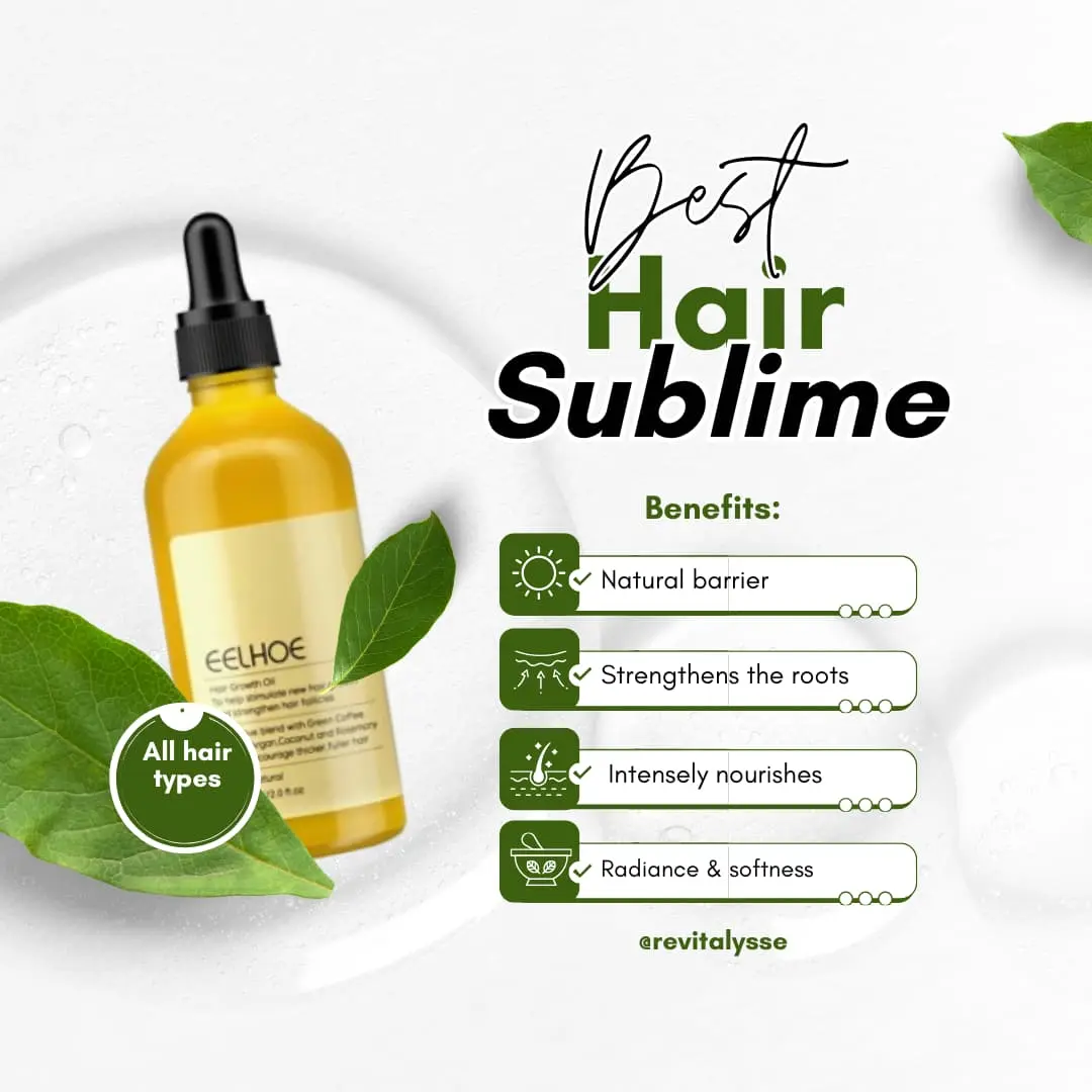 EELHOE – Natural Hair Growth Oil (60ml) - Image 4