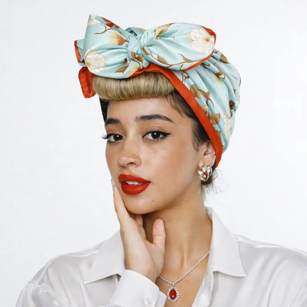 90×90 Large Square Silk Scarf - Image 10