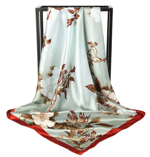 90×90 Large Square Silk Scarf - Image 9
